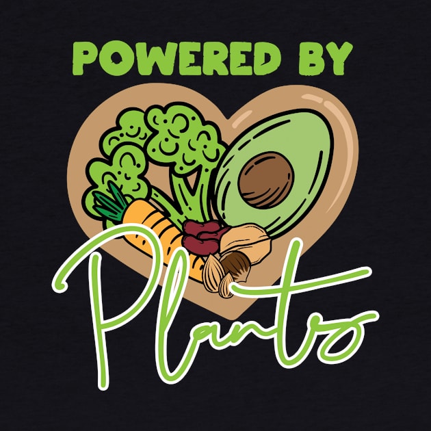 Powered By Plants Vegan Heart by Herbivore Nation - Vegan Gifts